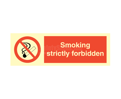 Smoking Strictly Forbidden | SafetySigns.mu